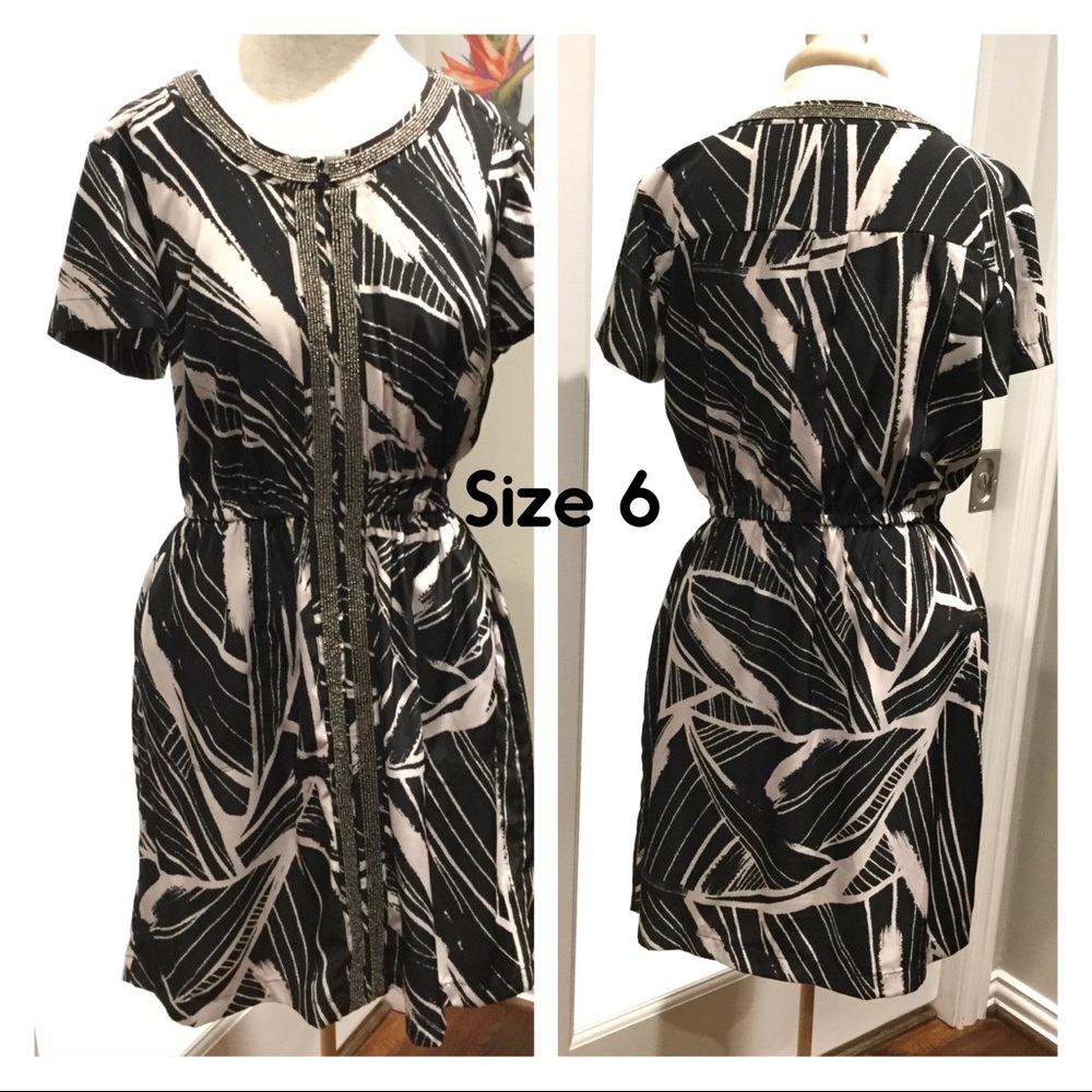 ALFANI Printed Midi Dress Size 6